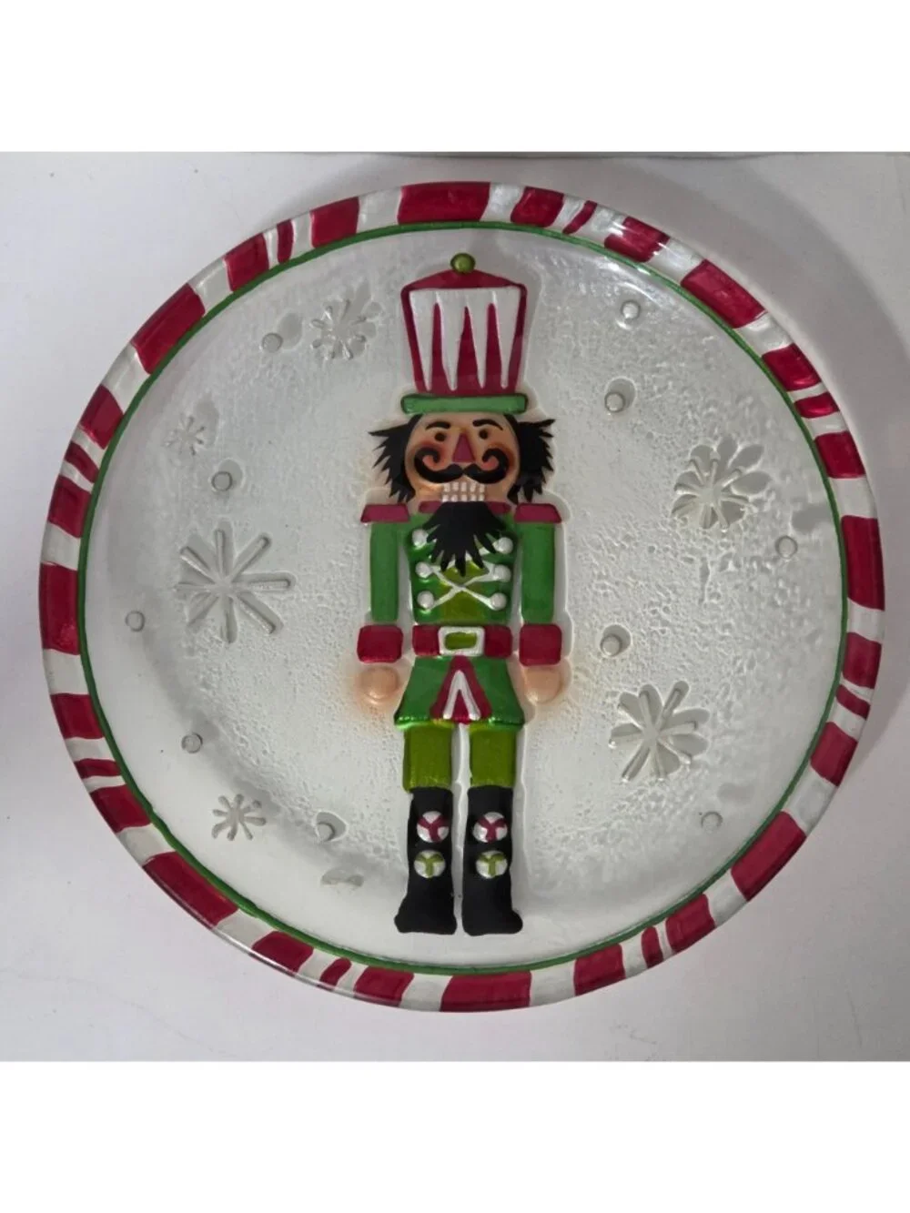 Pier 1 Nutcracker Glass Plate 8